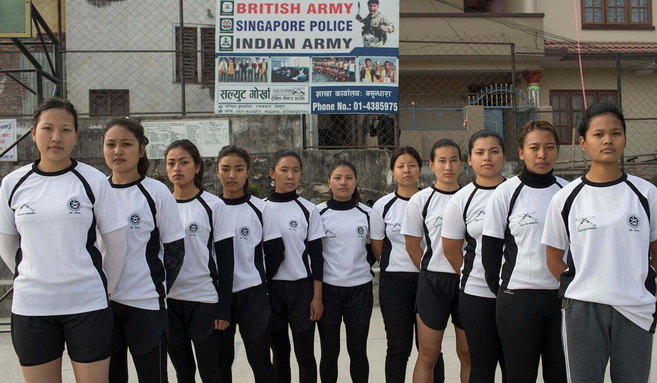 Gurkha women in training for the British Army. The army has announced intentions to enlist Gurkha women, but it remains unclear whether it will be able to do so. Photo: Nepali Times