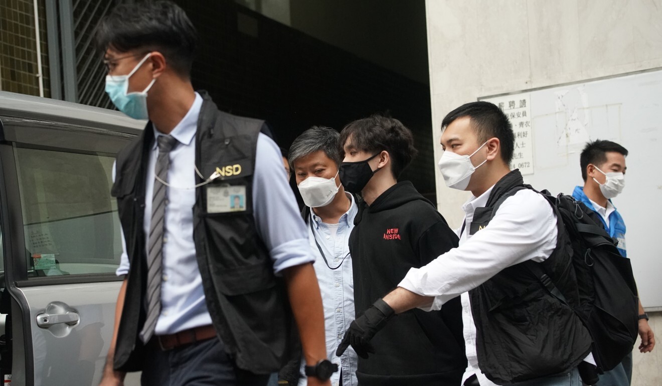 Wong Yat-chin was one of three members arrested on Monday. Photo: Felix Wong