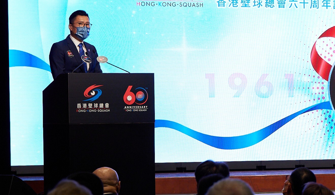 Hong Kong Squash chairman Duncan Chiu. Photo: Hong Kong Squash