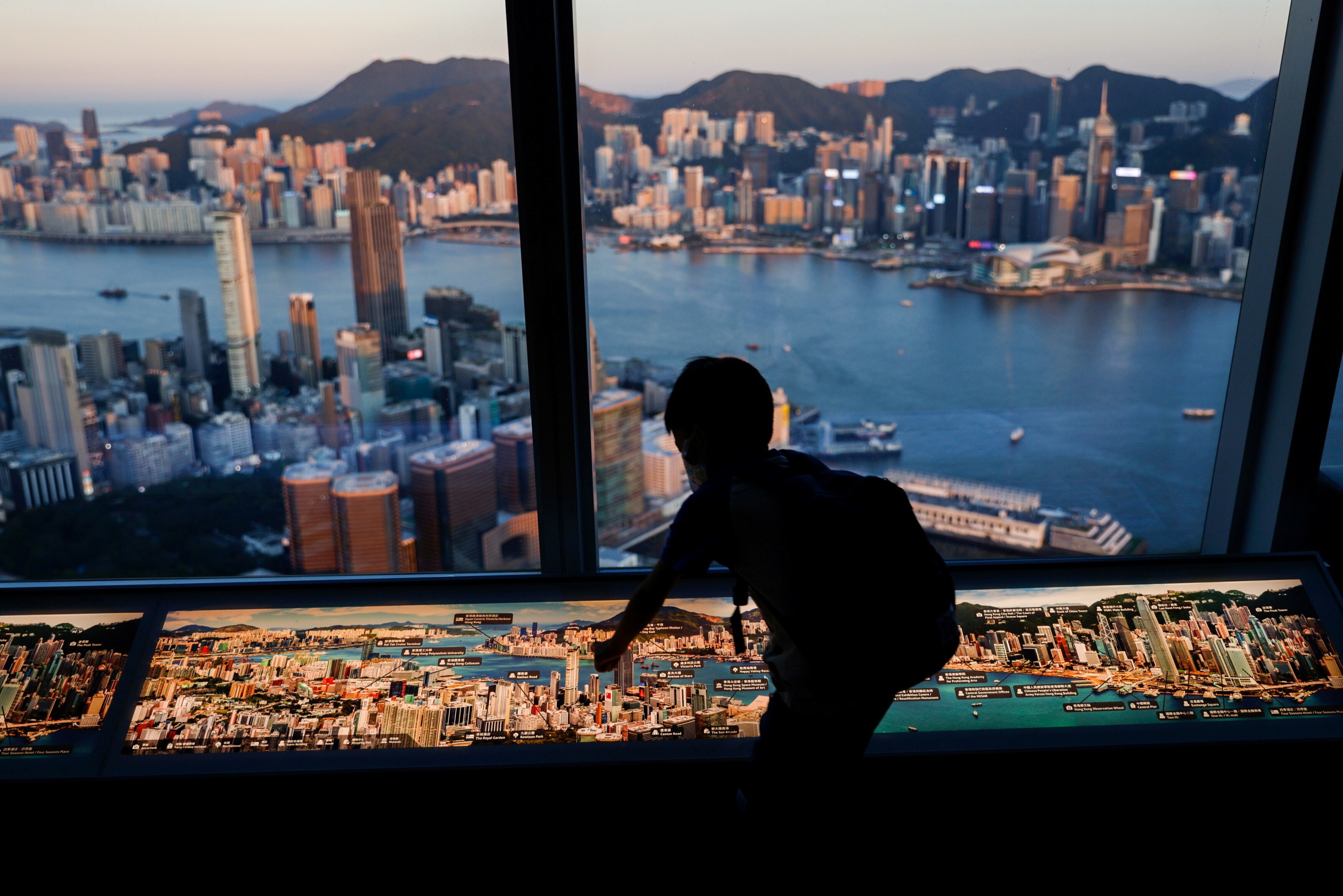 Hong Kong’s skyline from a building in the city. Fiscal viability allows Hong Kong to take care of immediate economic strains and invest in the future simultaneously. Photo: Reuters