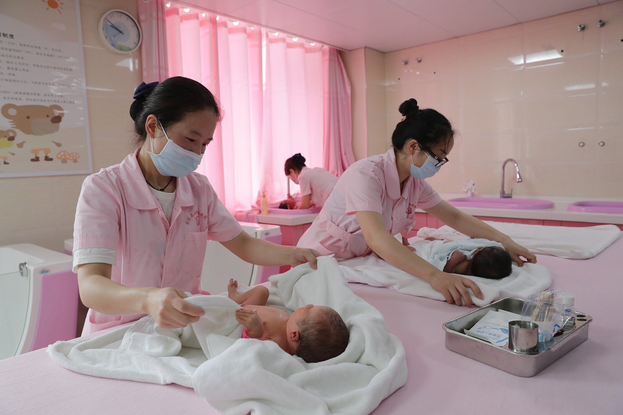 China, which only this year allowed couples to have three children, has woken up to its demographic challenge and is rolling out a range of policies to encourage more births. Photo: Xinhua)