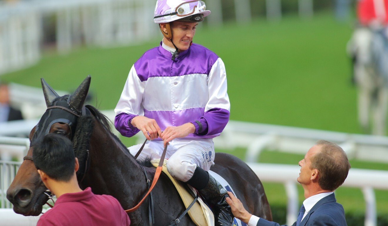 Jockey Chad Schofield and trainer Richard Gibson discuss a Rattan victory.