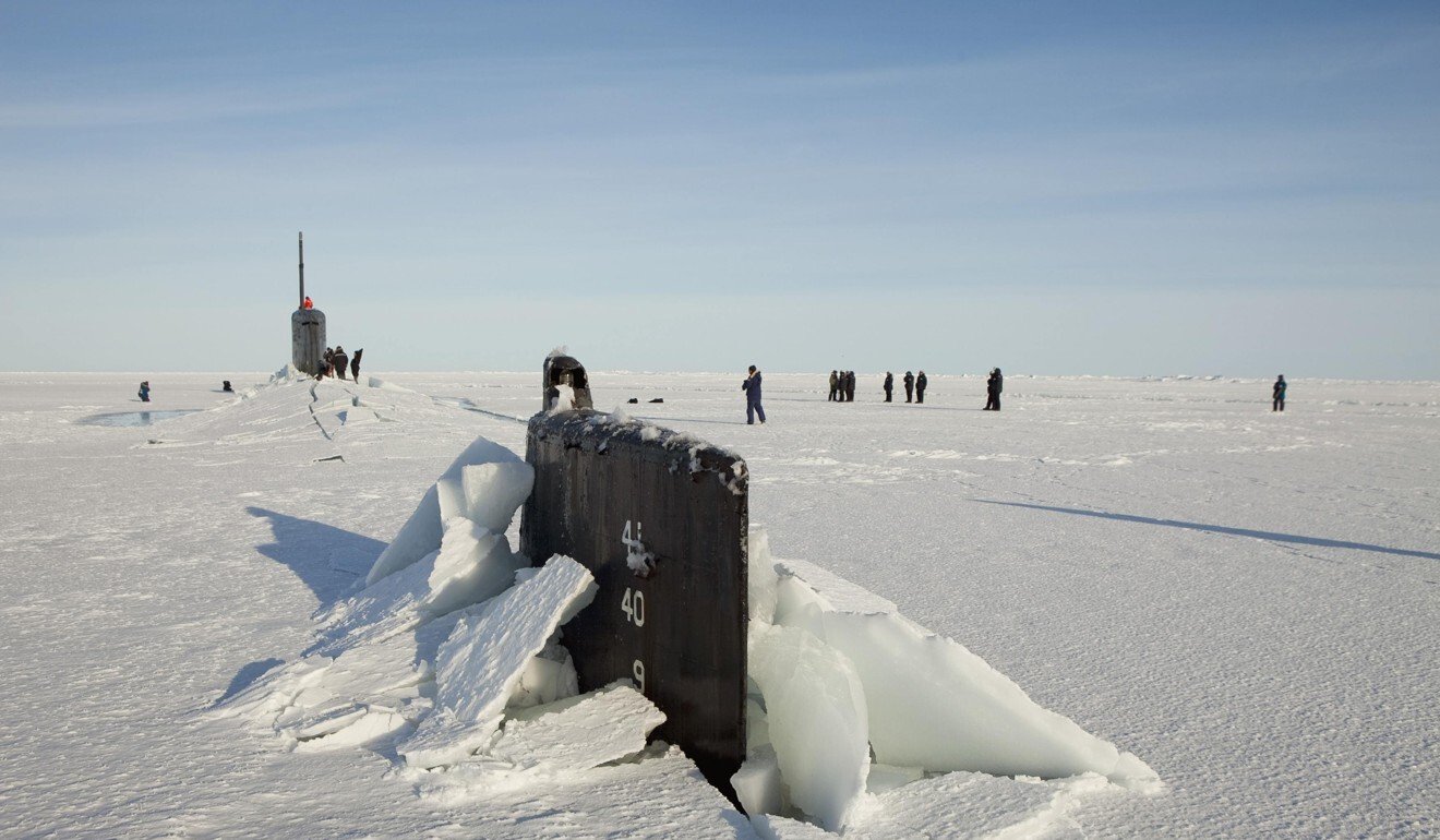 The submarine on exercise in Alaska in 2011. File photo: Reuters