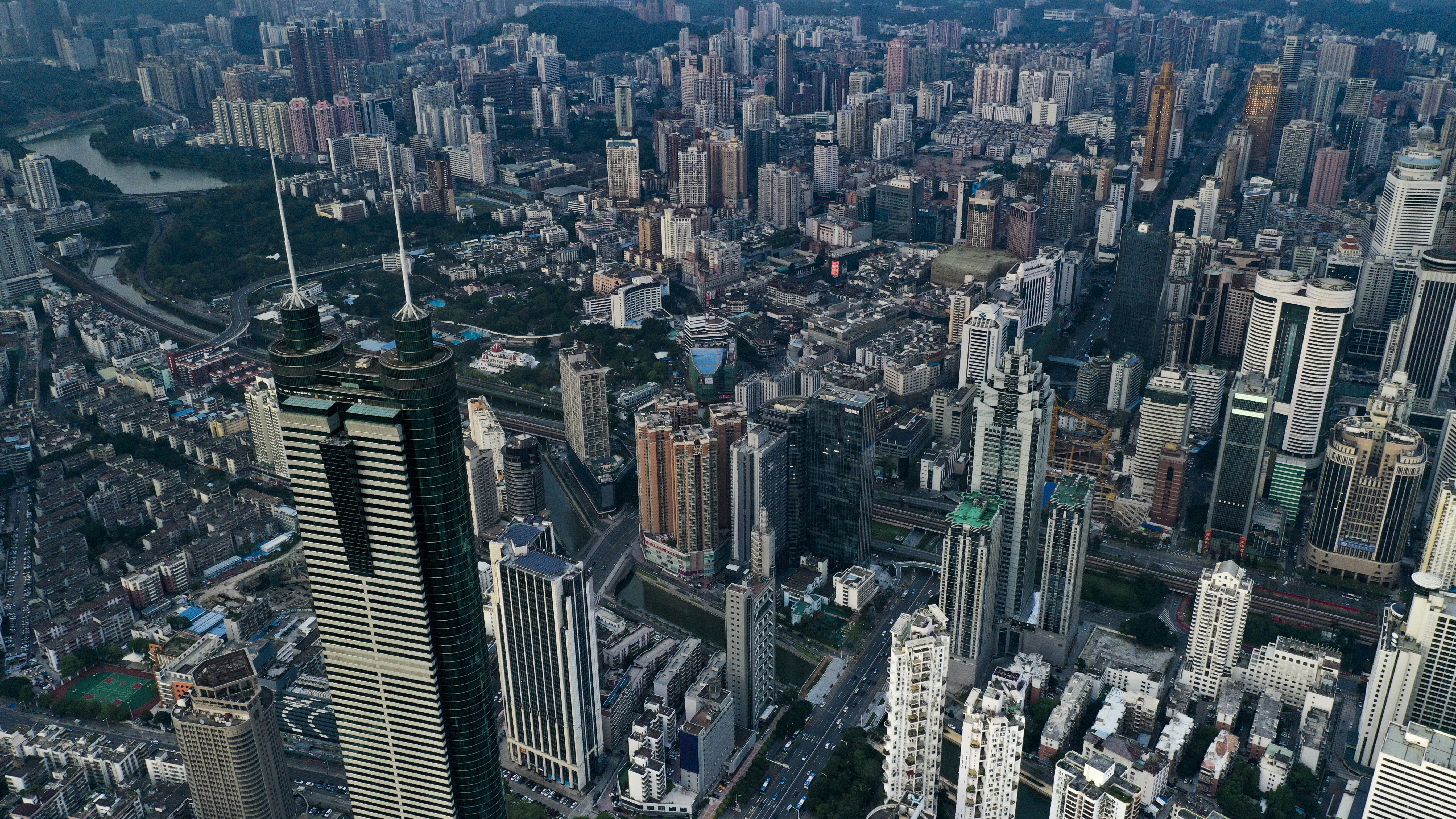 Investors have focused mainly on the Guangzhou and Shenzhen markets, above, during the epidemic. Photo: Martin Chan
