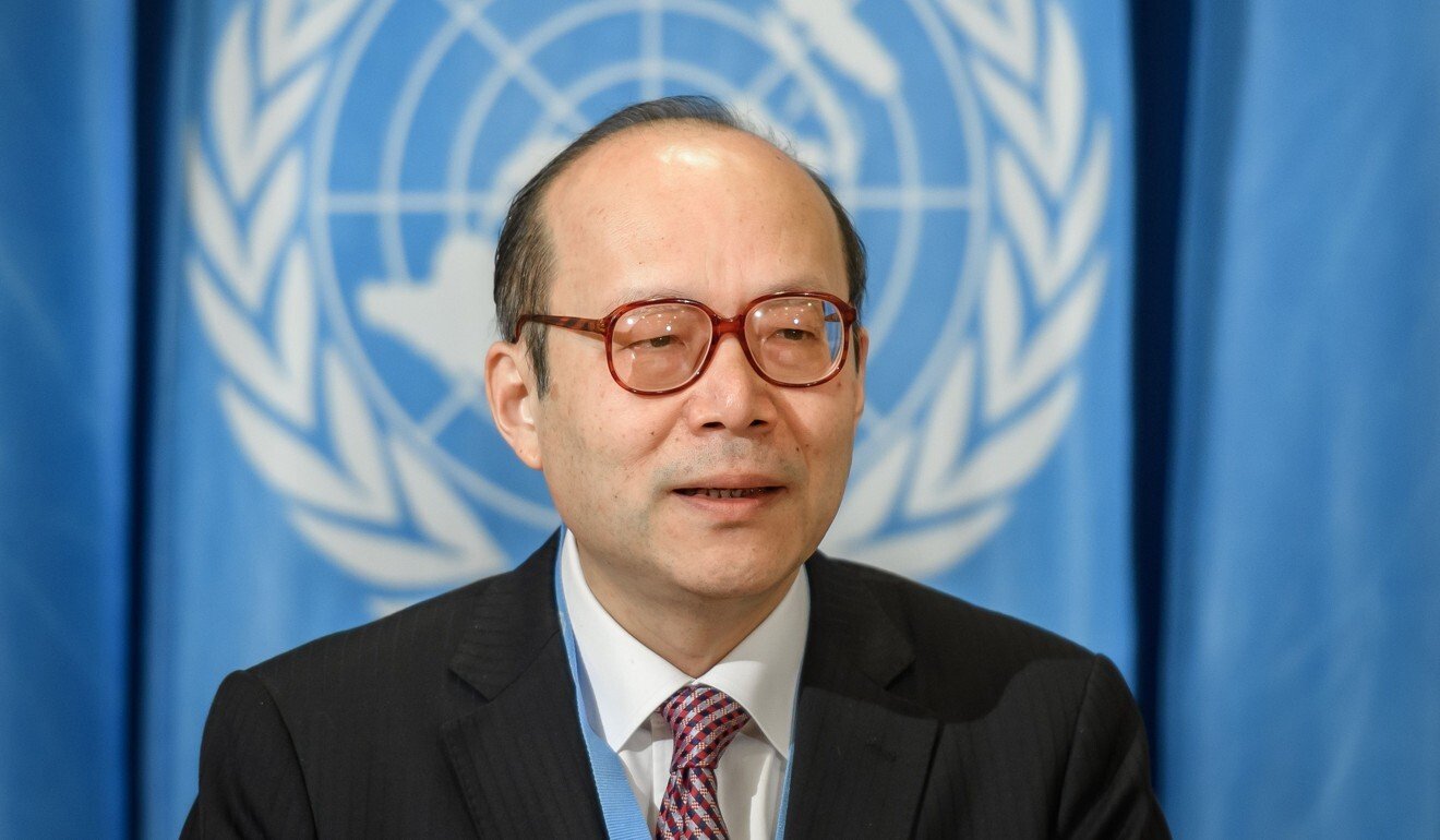 Chinese Ambassador to the UN Chen Xu: “Only with greater development can human rights be better promoted.” Photo: AFP