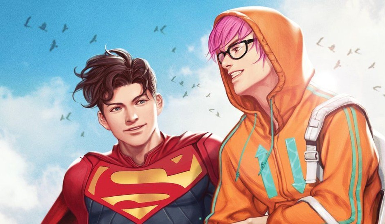 Superman is bisexual, DC Comics has announced. In an upcoming comic book issue, Superman becomes romantically involved with his friend, a pink-haired reported named Jay Nakamura. Photo: DC Comics