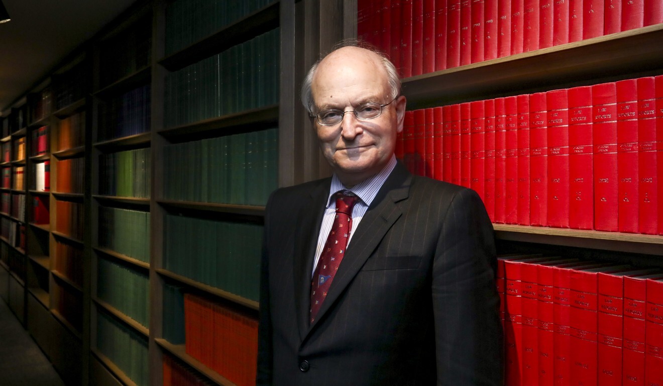 Paul Harris, chairman of Hong Kong Bar Association. Photo: Jonathan Wong