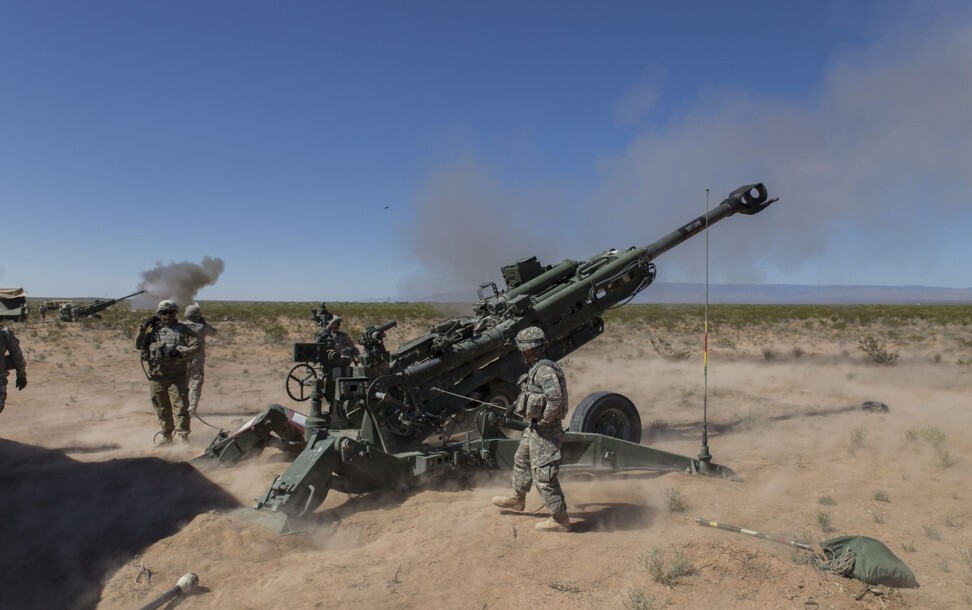 The M777 howitzer is a towed 155 mm artillery piece. Photo: Handout