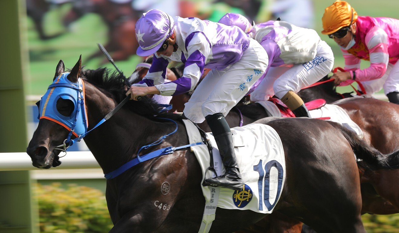 Luke Ferraris salutes aboard Flying Sword.