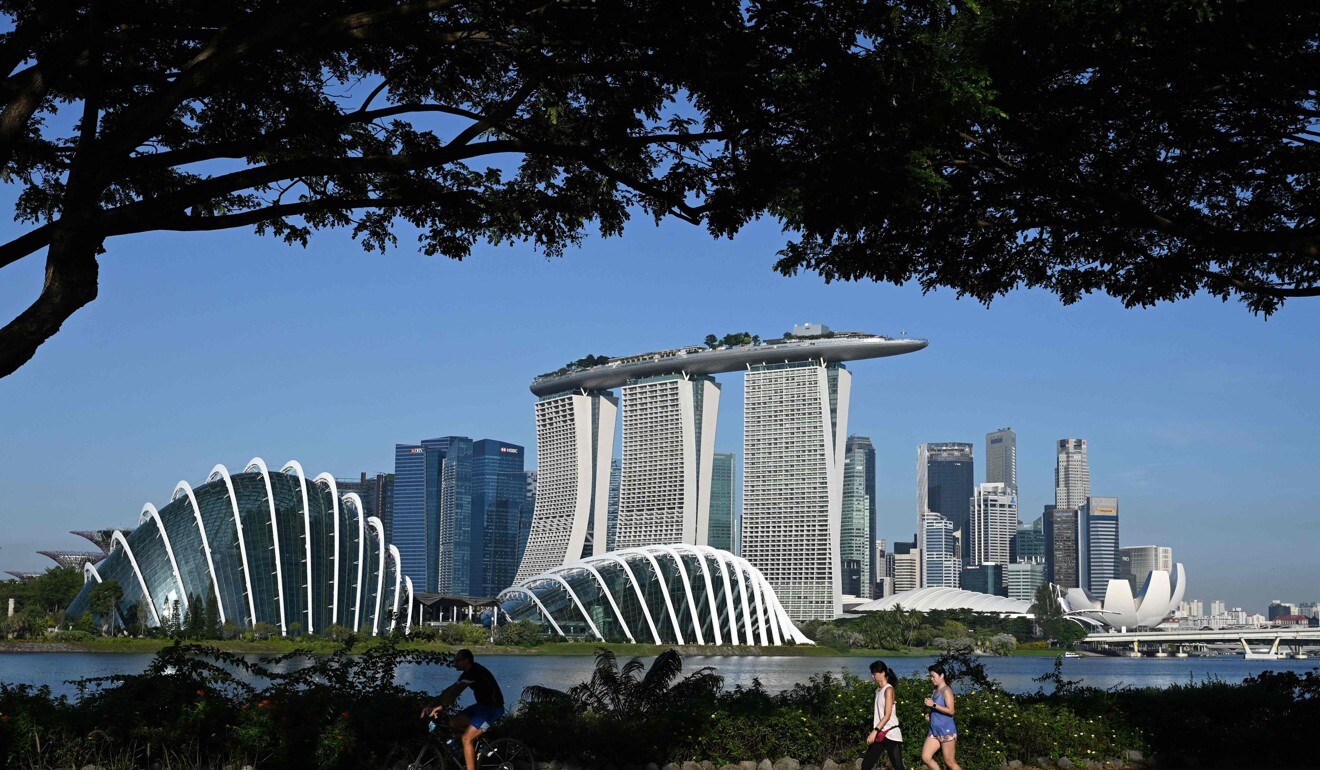 The Singapore skyline. Photo: AFP