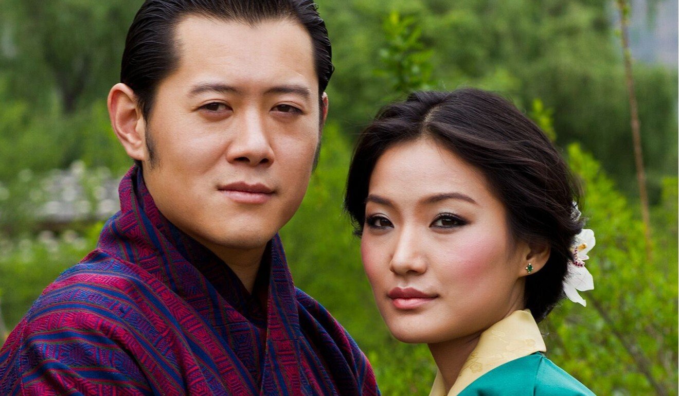 King Jigme Khesar Namgyel Wangchuck of Bhutan and his wife, Queen Jetsun Pema. File photo: His Majesty’s Secretariat / AFP