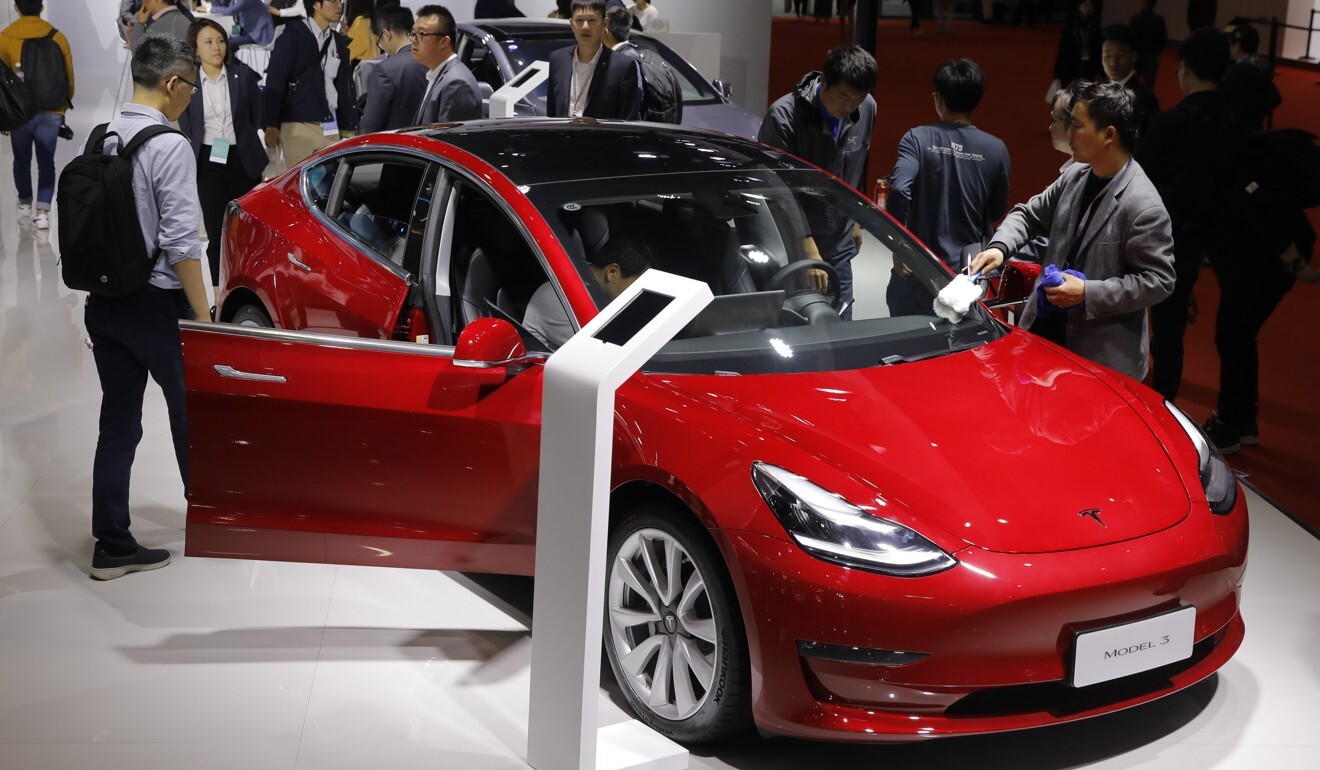 Tesla delivered over 56,000 cars in China last month, including Model 3s. Photo: EPA-EFE