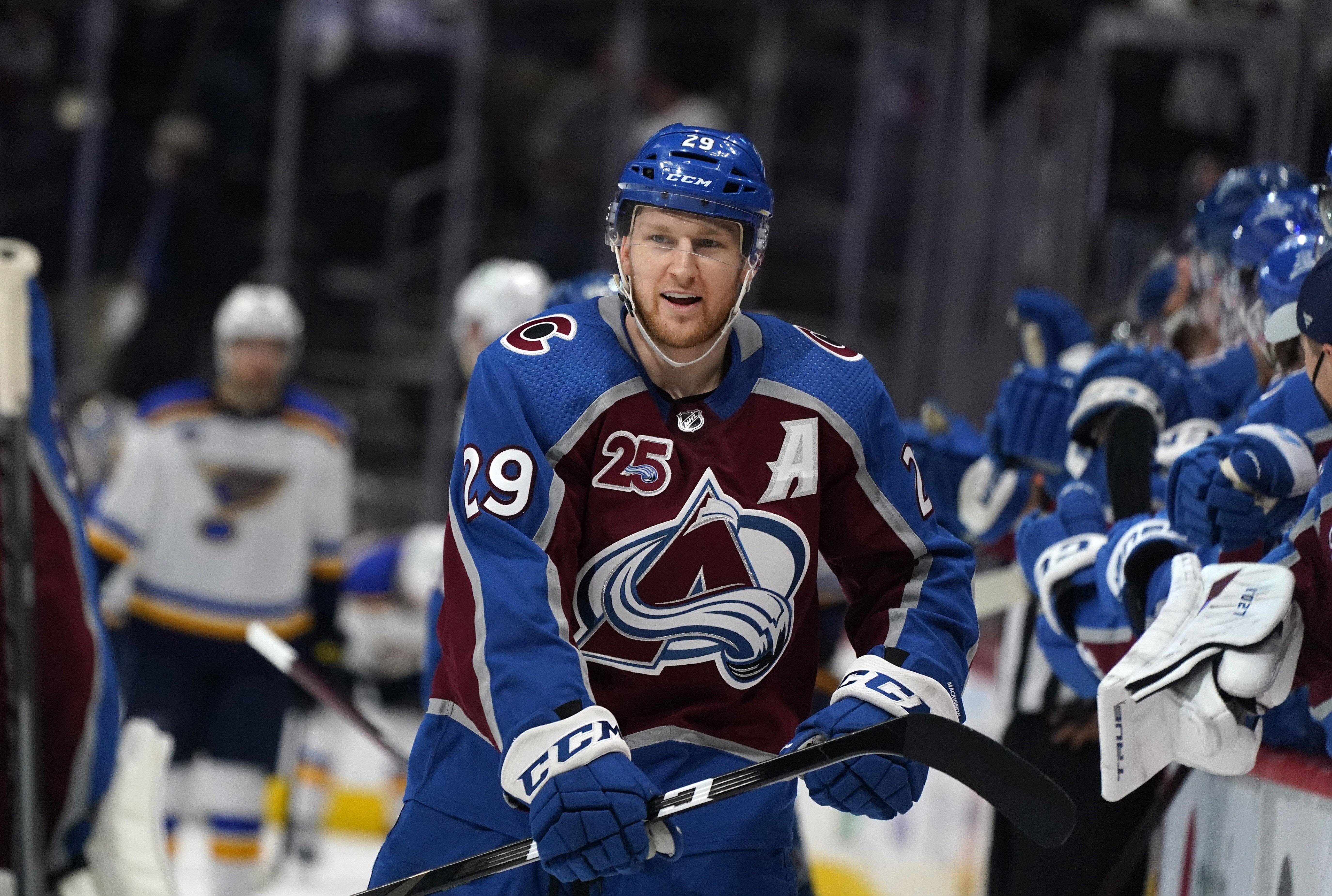 Nathan MacKinnon could be Canada’s most overlooked player and may be the game-breaker come February at the 2022 Winter Olympics in Beijing. Photo: AP