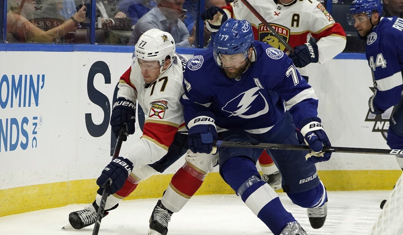 Tampa Bay Lightning defenceman Victor Hedman will have his work cut out for him in shutting down the best in the world come February. Photo: AP
