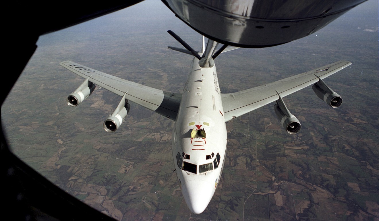 The Constant Phoenix special-purpose aircraft during flight. Photo: US Air Force via AP