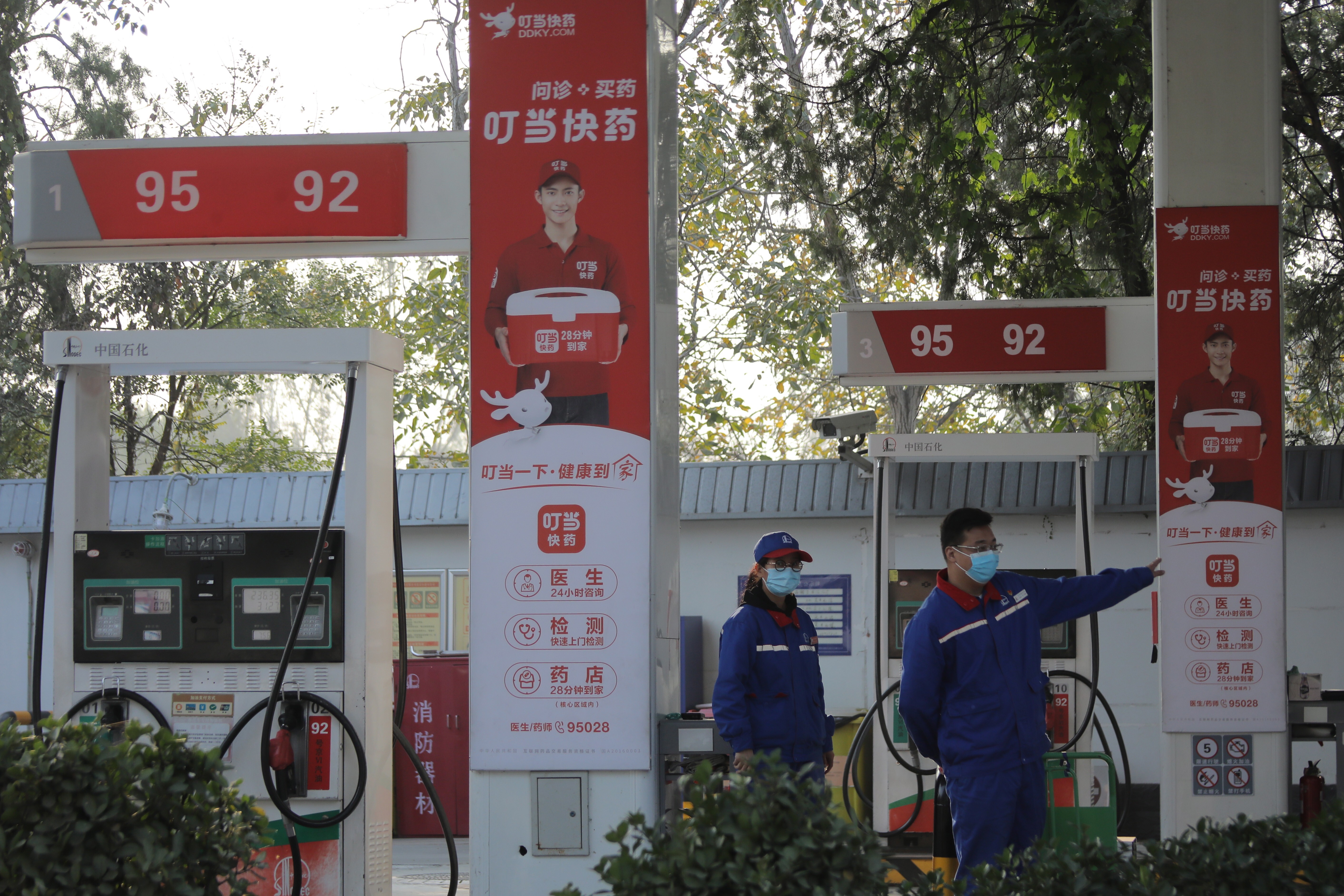 Soaring diesel prices are putting pressure on China’s independent truck drivers. Photo: EPA-EFE