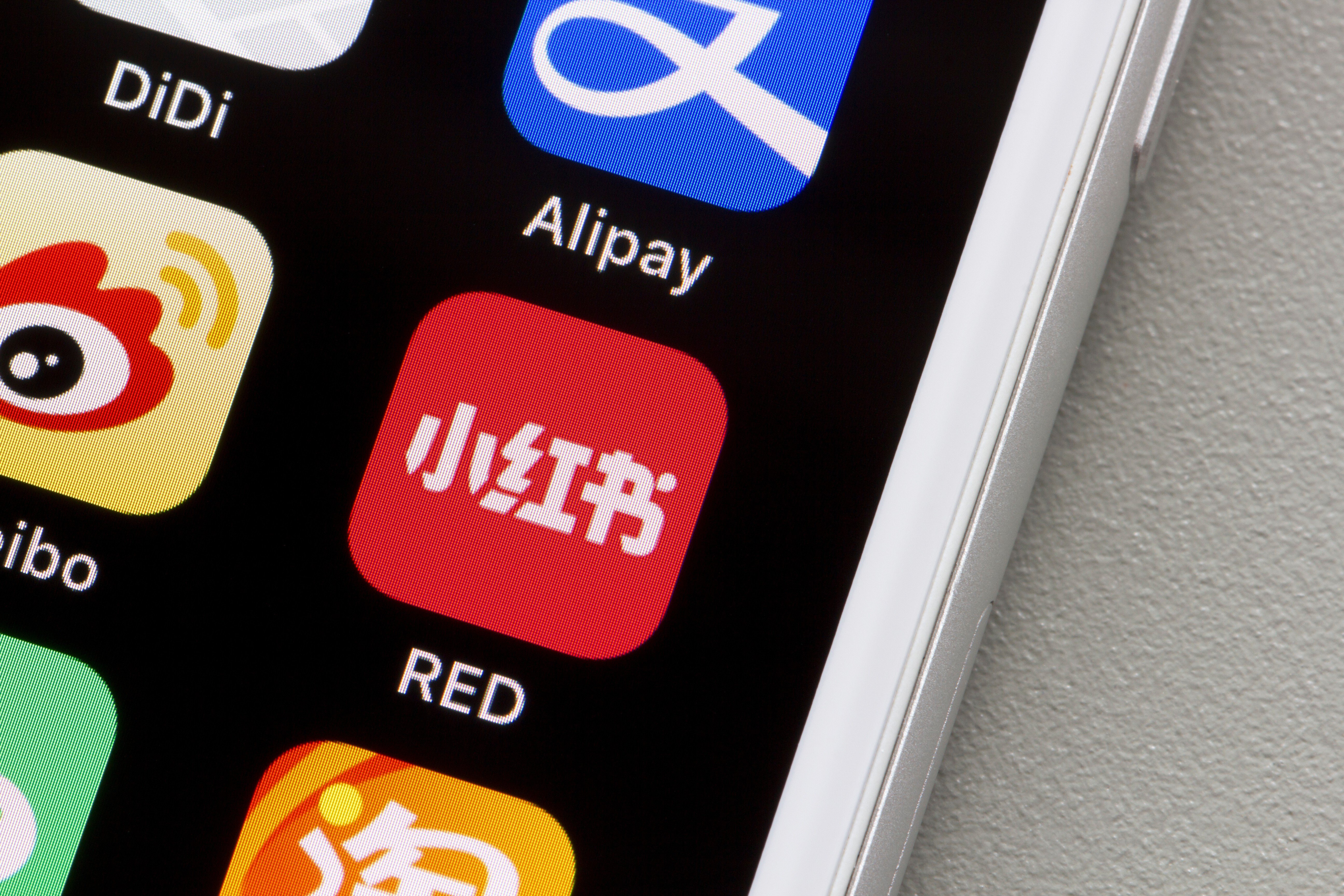 The Xiaohongshu icon seen on a smartphone on June 10, 2020. The operator of the social e-commerce app has raised another US$500 million after being forced to put its IPO plans on hold. Photo: Shutterstock