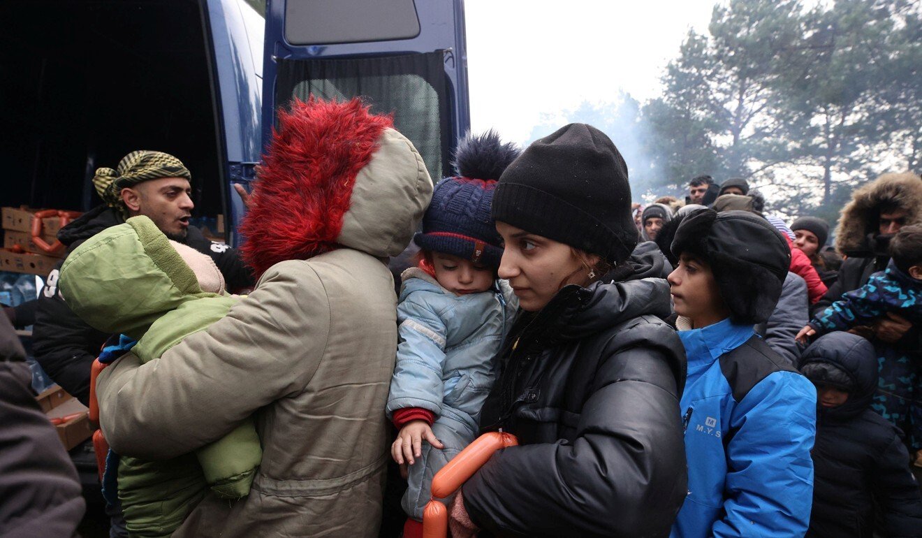 UN Human Rights Boss Says Poland-Belarus Border Migrant Crisis ...