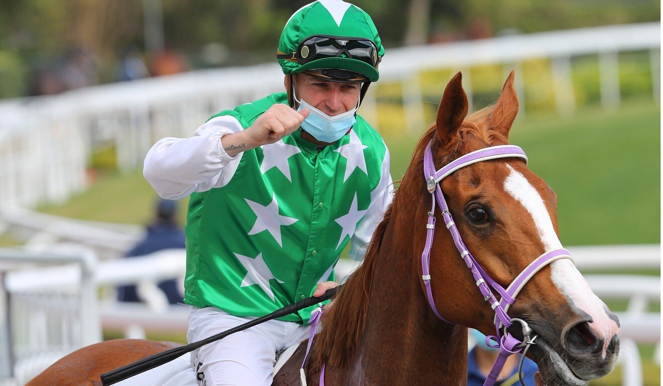 Tony Piccone after a Sha Tin winner. Tony Piccone after a Sha Tin winner.