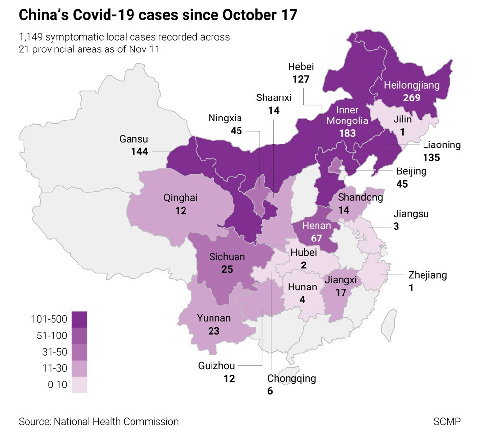 Cases today 2021 covid china COVID Live