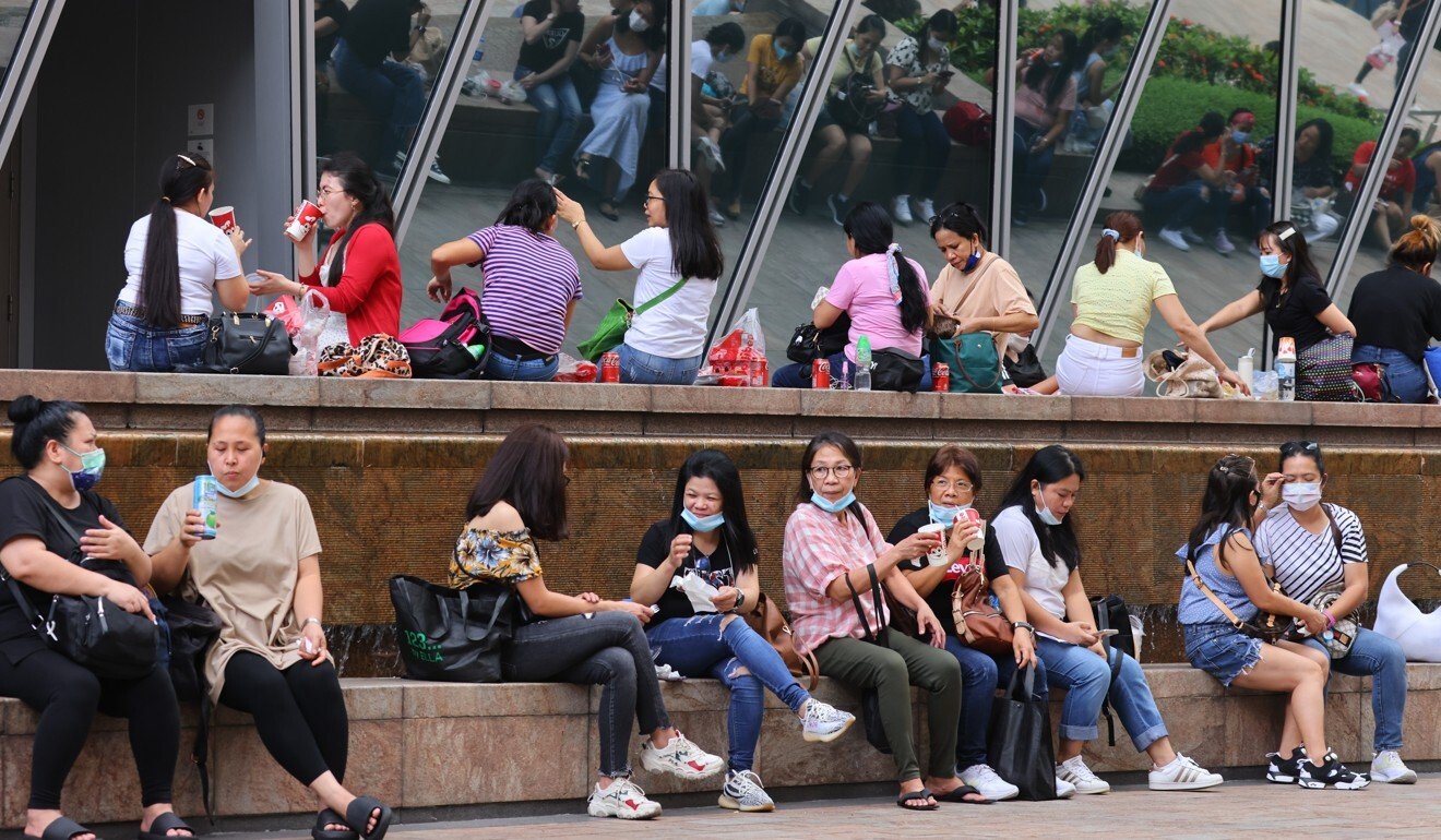 Previous travel restrictions and ongoing quarantine limitations have led to a shortage of foreign domestic workers in Hong Kong. Photo: Dickson Lee