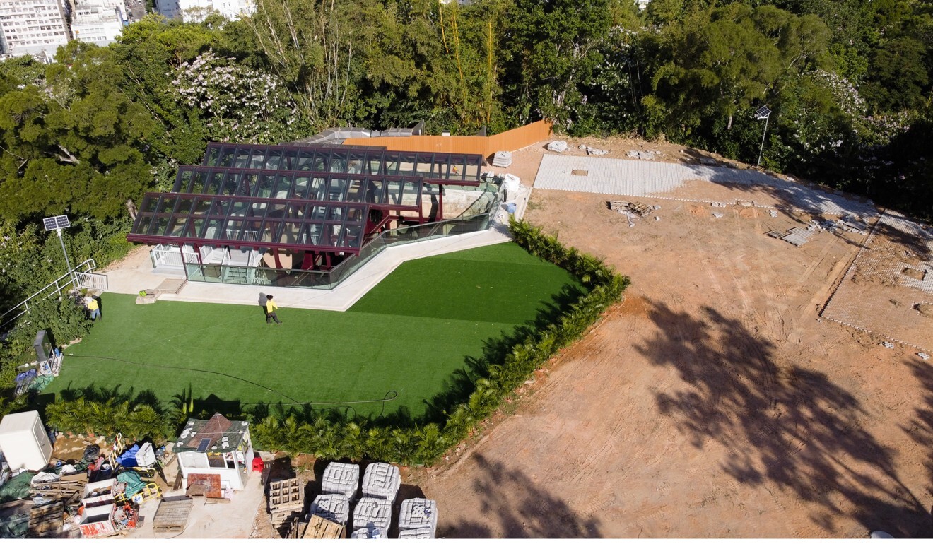 Work is continuing at the Bishop Hill site. Photo: Martin Chan