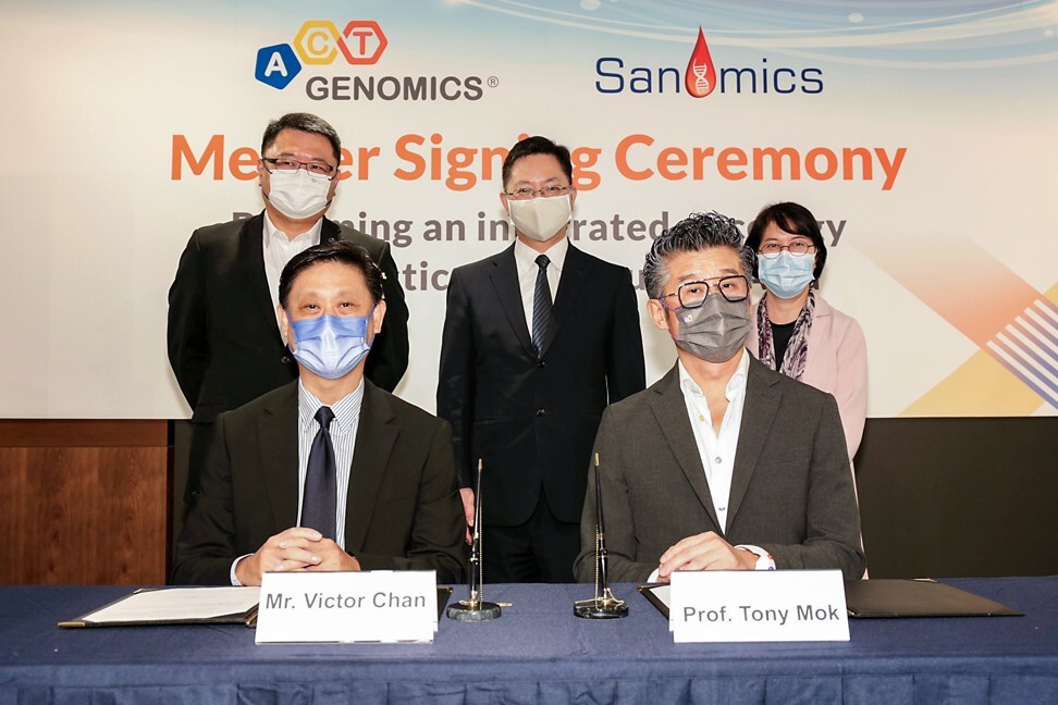 Hong Kongbased cancer diagnostics providers ACT Genomics and Sanomics