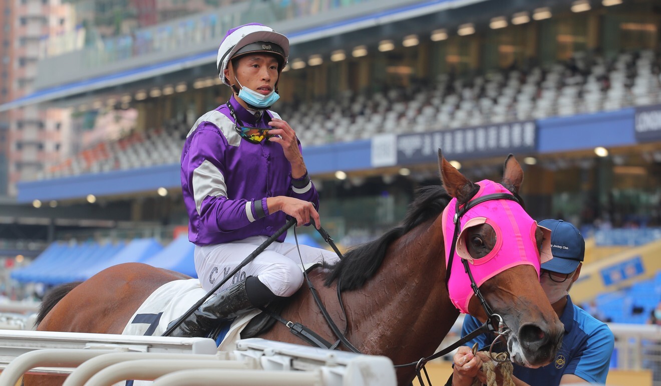 Vincent Ho after a recent winner at Happy Valley.