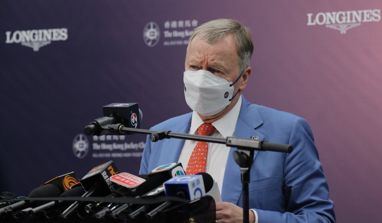 Jockey Club chief executive Winfried Engelbrecht-Bresges.