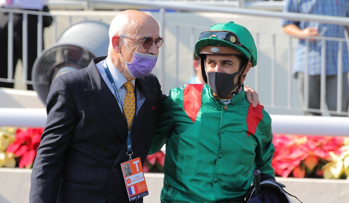 Alain de Royer-Dupre and Christophe Soumillon discuss Ebaiyra’s third placing.