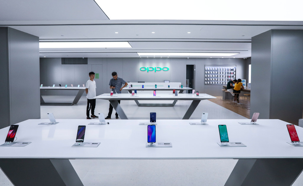 An OPPO store in Shenzhen. (Picture: SCMP)