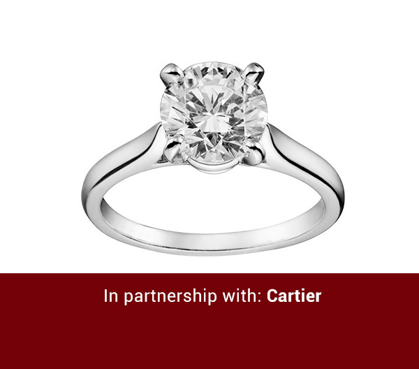 cartier diamond ring missing