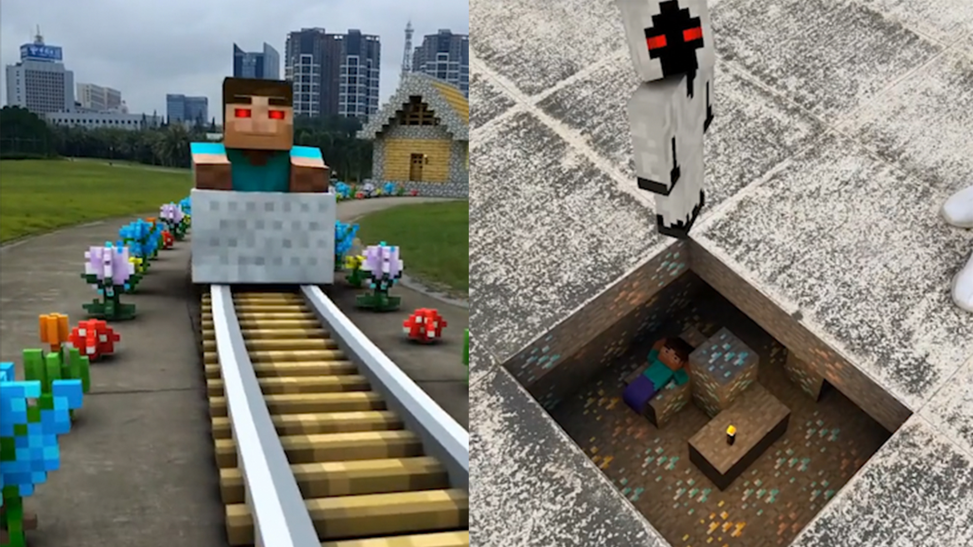 Man In China Brings Minecraft To Real Life South China Morning Post