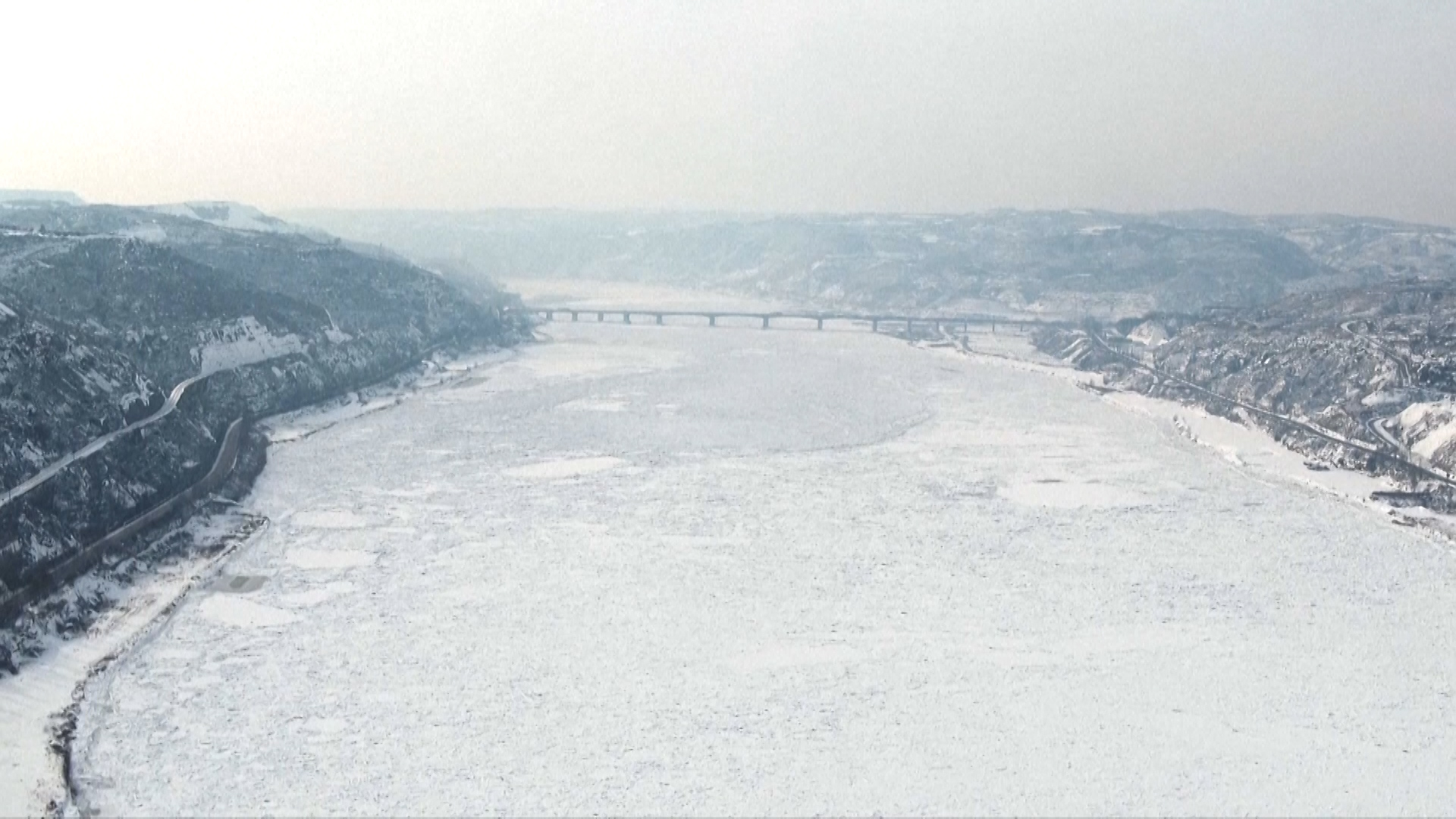 Winter freeze arrives along ‘China's sorrow’, the Yellow River