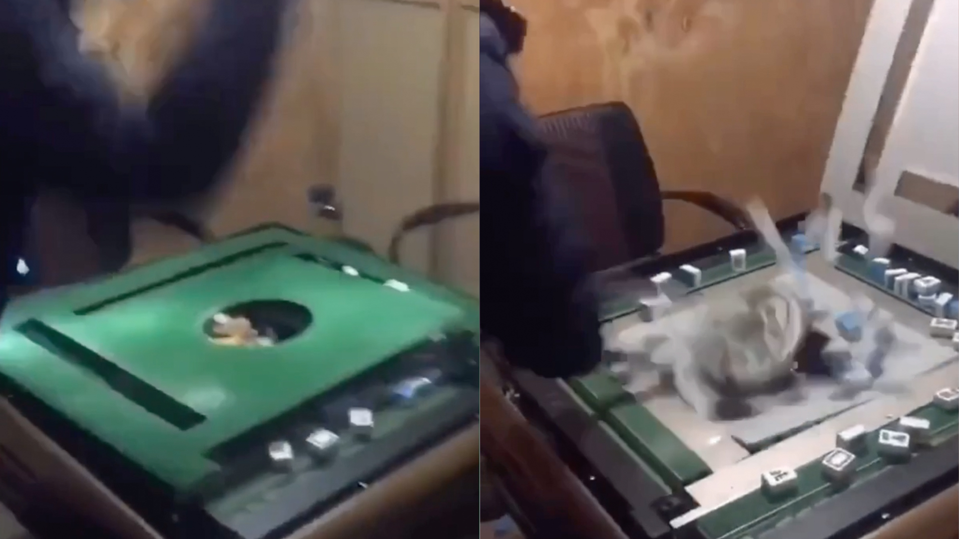 Coronavirus: Police in China smash mahjong tables to stop villagers from gathering