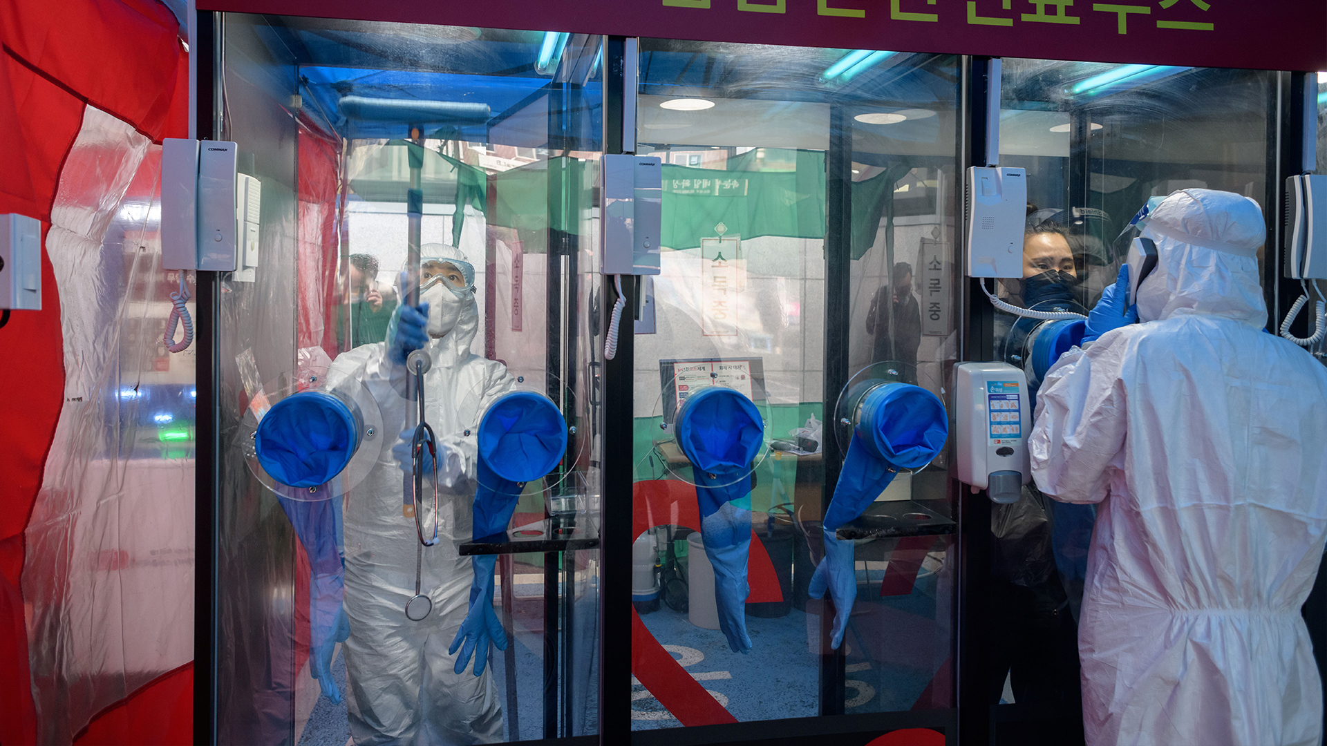 South Korean hospital&#39;s &#39;phone booth&#39; coronavirus tests | South China Morning Post