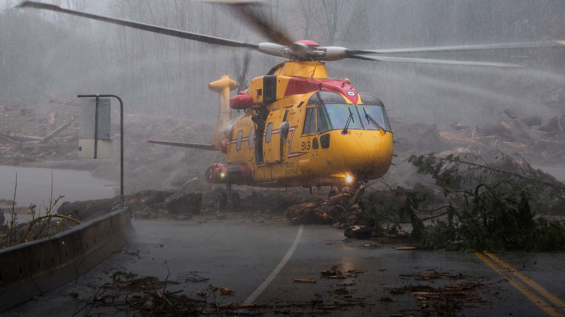 Vancouver cut off from rest of Canada as deadly storm leads to floods