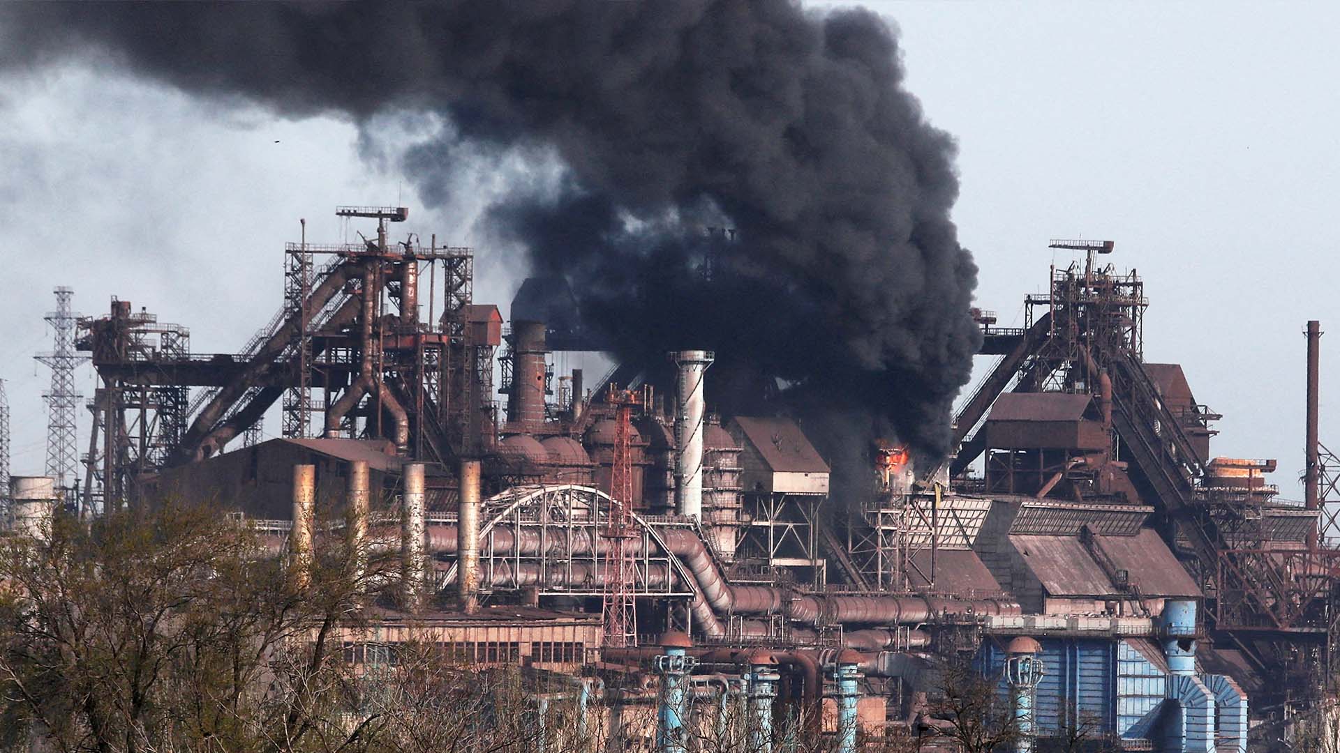 Ukraine’s Azovstal steel plant under heavy siege before Russia announced a ceasefire