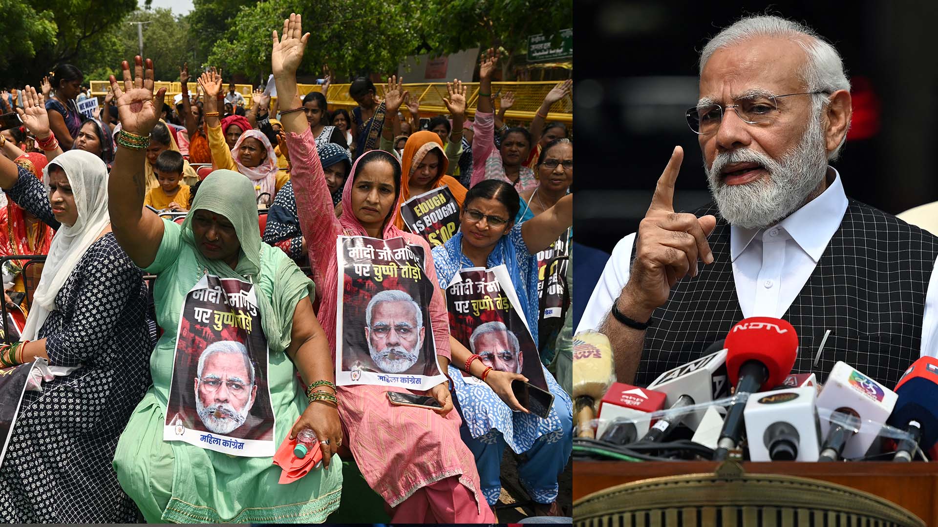 Modi breaks silence over Manipur violence after sexual assault video sparks  anger across India