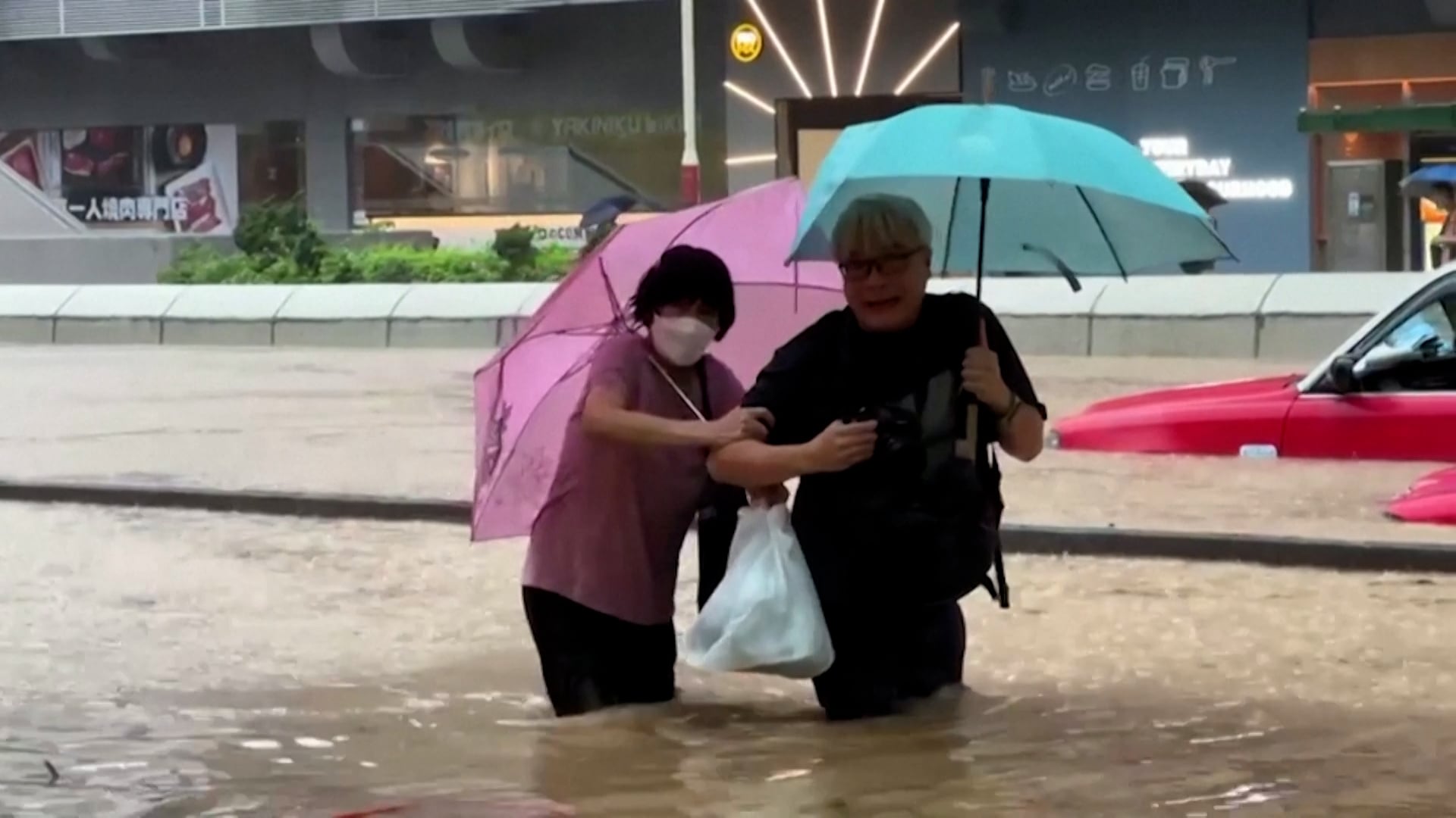 More than 140 injured as Hong Kong faces 'once-in-500 years' downpour