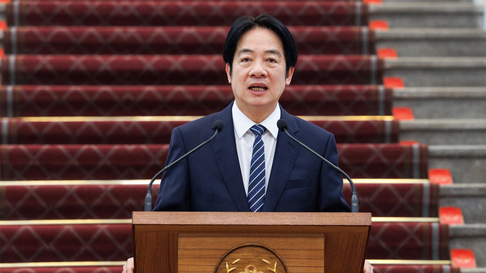 William Lai vows to protect Taiwan security and industry in speech marking year as leader