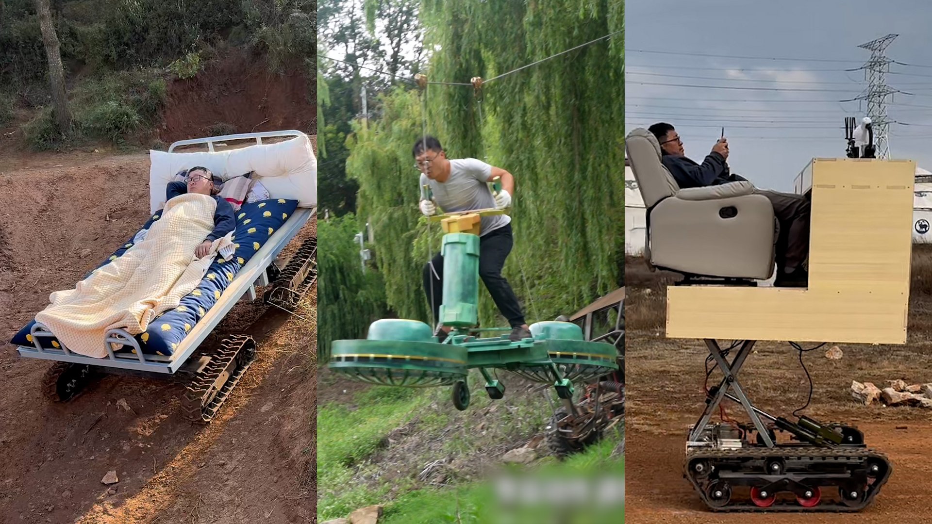 Chinese man builds 300 creative, multifunctional cars inspired by childhood dreams