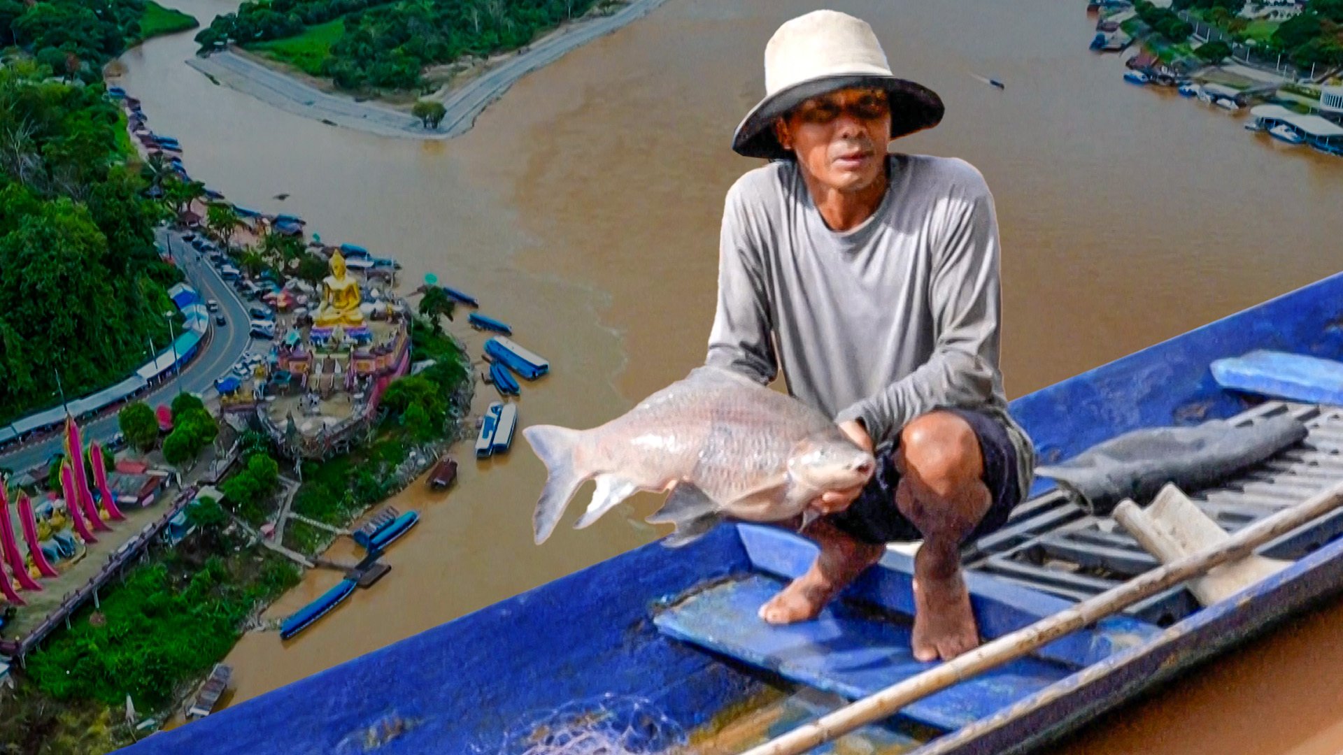 Thai river turns orange as dangerous toxins from Myanmar mines flush downstream