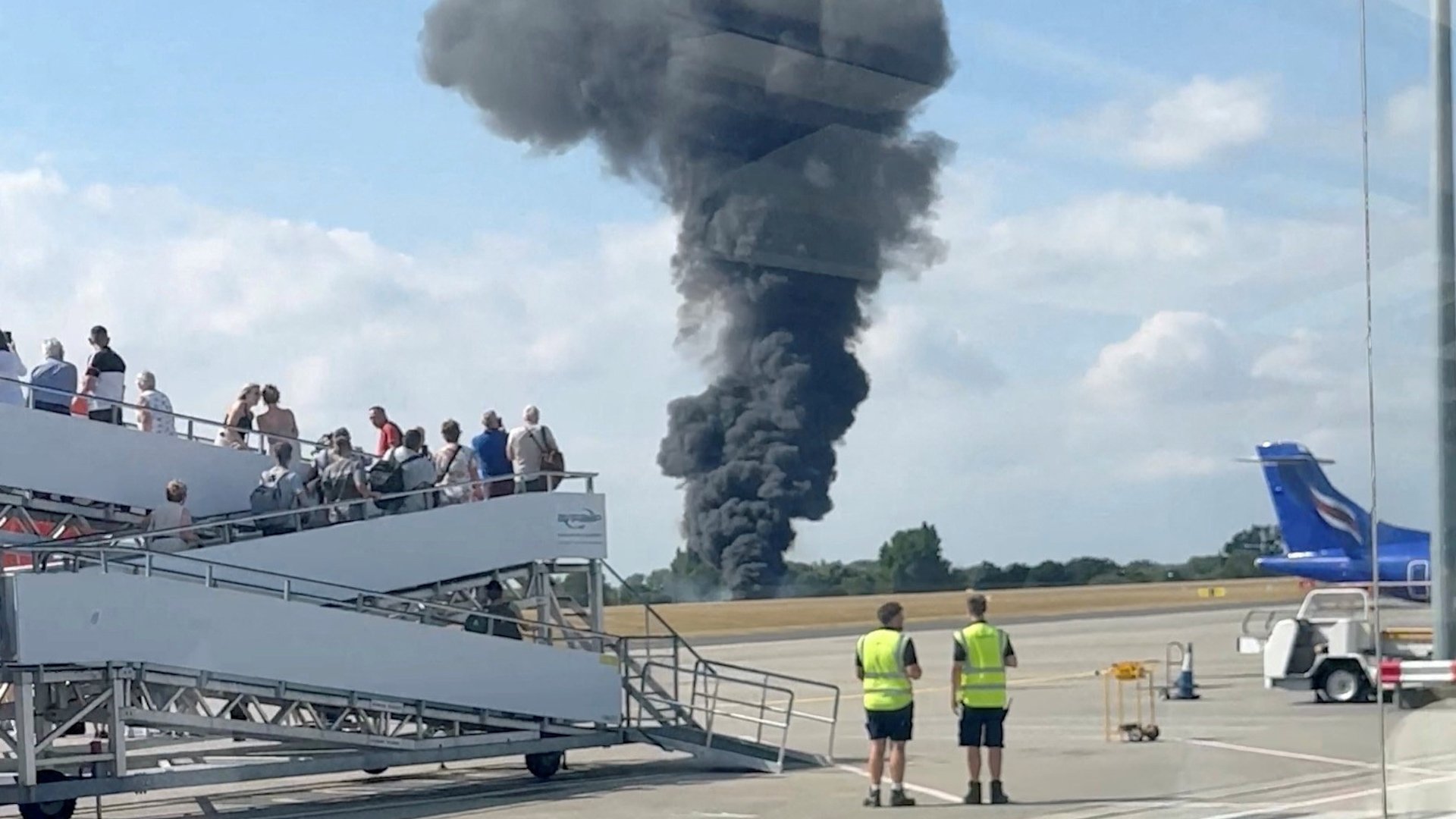 London Southend Airport to remain closed one day after 'fireball' crash, casualties unconfirmed