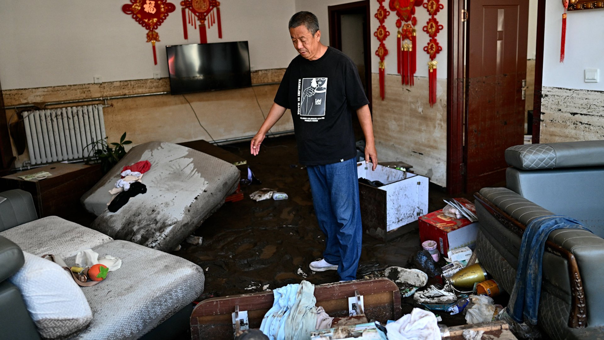 ‘It’s all gone’: Beijing villagers left with nothing after deadly floods