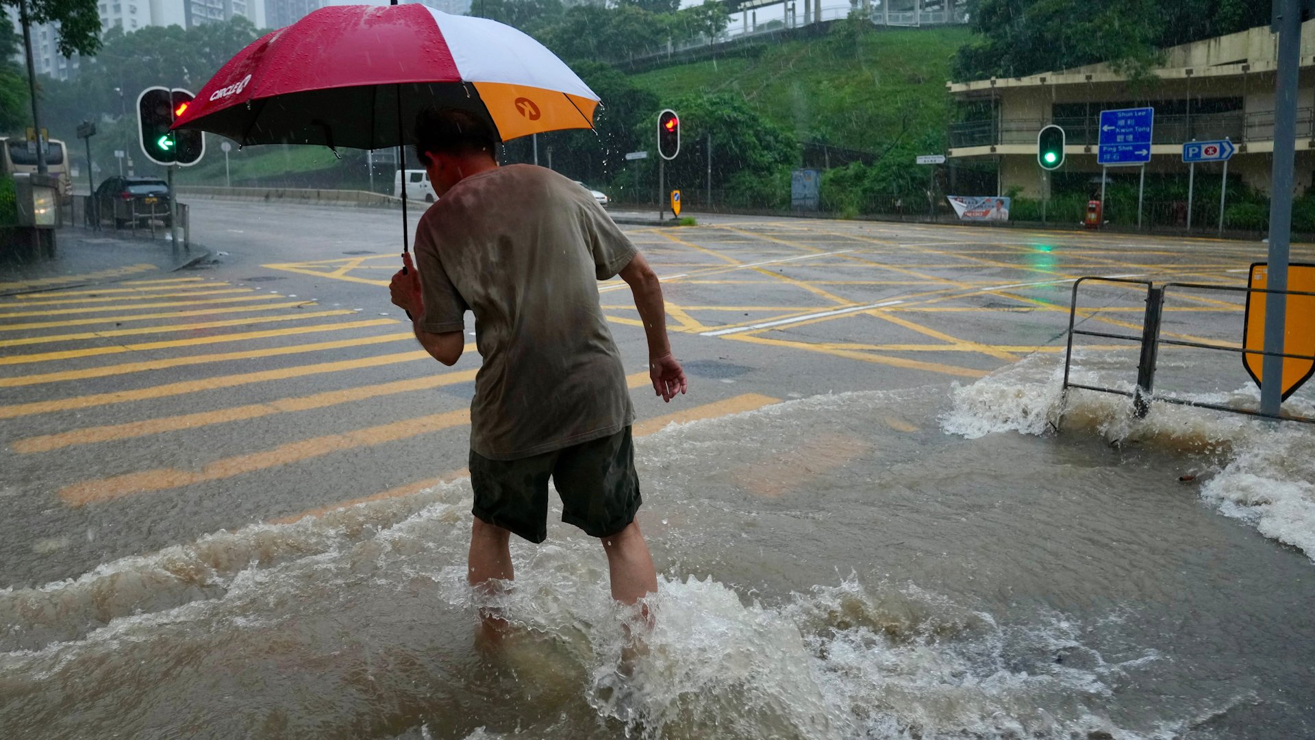 Black rainstorm warning to stay in force in Hong Kong until 3pm, classes suspended