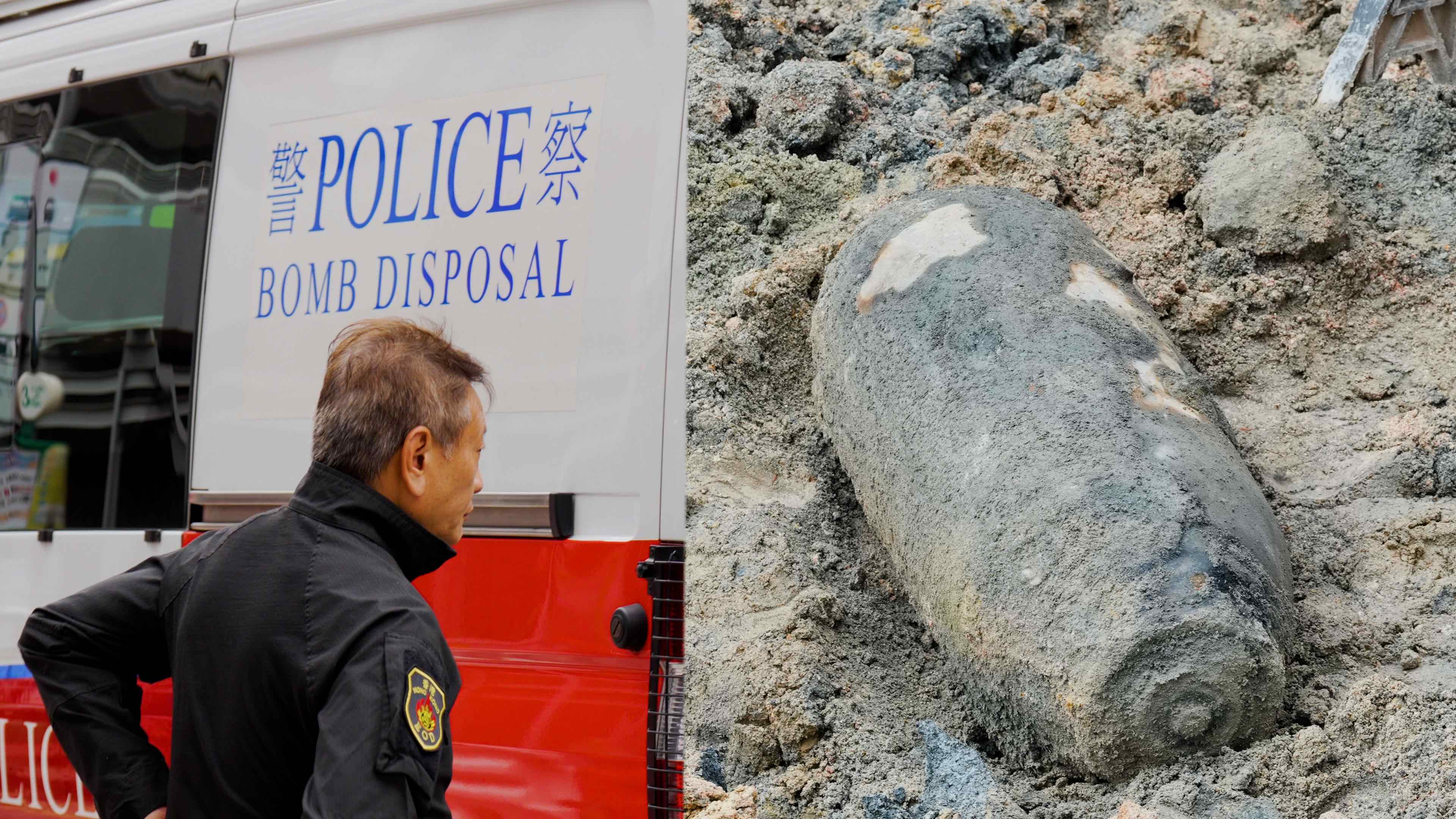Police disable WWII bomb found in Hong Kong’s Quarry Bay