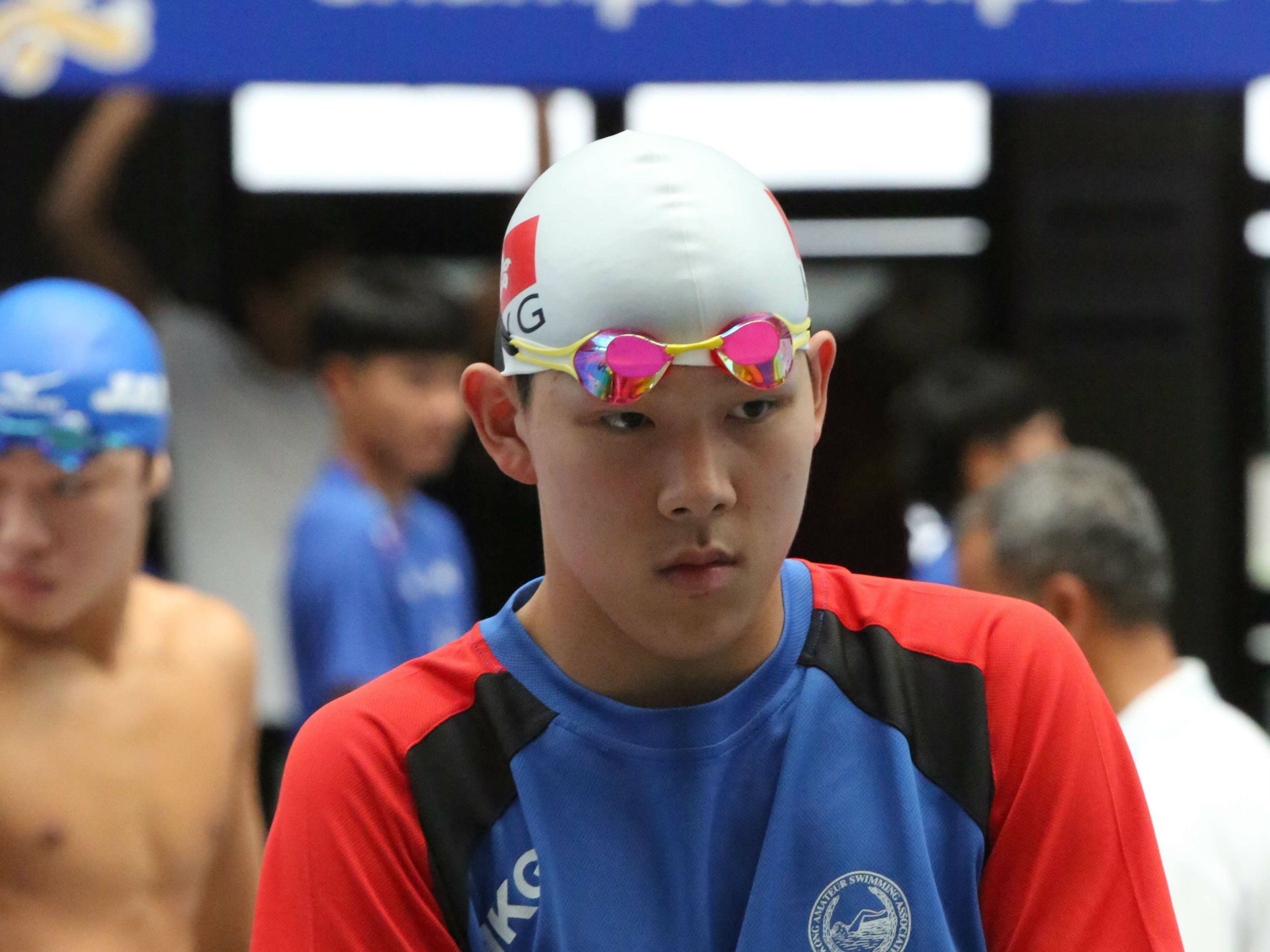 Jonathan Liao Xian-hao, age 16 and a student at German Swiss International School has broken Hong Kong records in swimming.