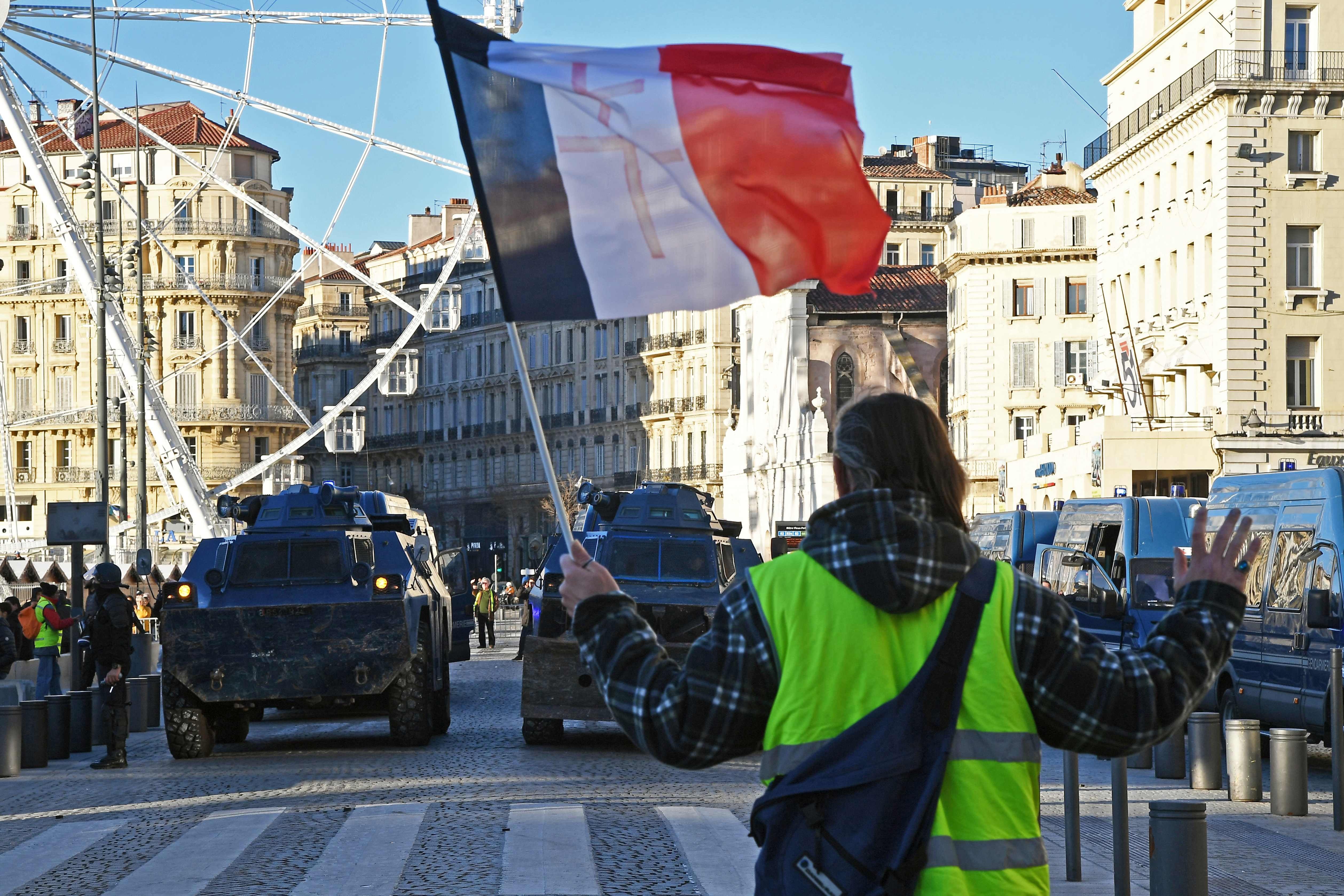 The ongoing “yellow vest” protests in France are among the biggest in the country’s history. 