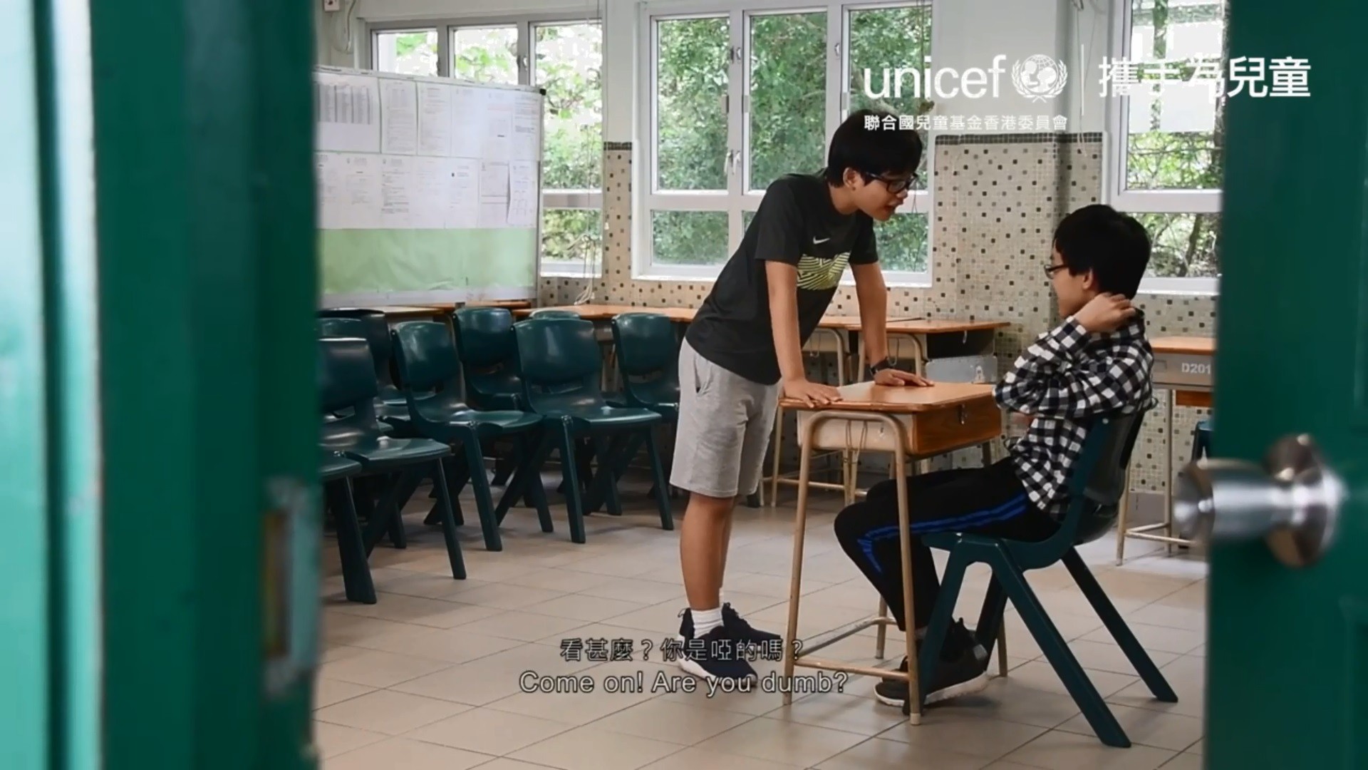 Leung Tsz-hong’s video shows that students should take action  to stop bullies, or things could get worse.
